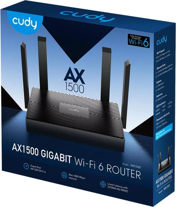 Cudy WR1500, AX1500
