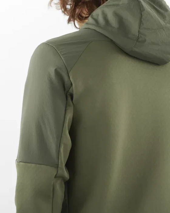 Salomon Outline Warm Hybrid Funktionsjacke grape leaf (Herren)