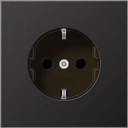 Jung Serie LS Steckdose Metallausführungen 16A 250V, dark