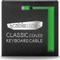 CableMod Classic Coiled Keyboard Cable USB Micro-B auf USB-A, Tastaturkabel (Spiral-Textilkabel), 1.5m, Viper Green Vorschaubild