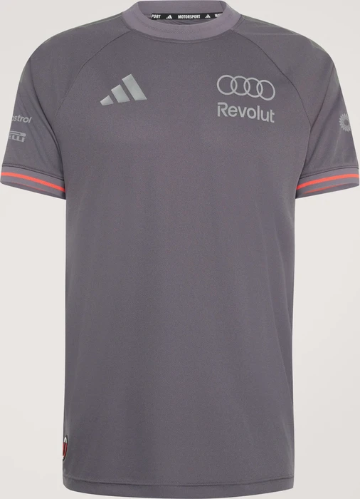 adidas Audi Revolut F1 Team Driver Authentic Funktionsshirt kurzarm grey strata/iorn metallic (Herren)