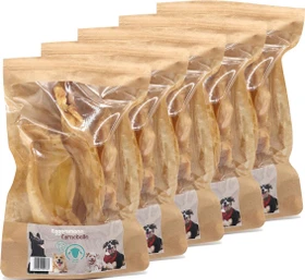 Eggersmann Carnebello Naturkausnack 4x Lammohren, 20 Stück (4x 5 Stück)