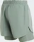 adidas Own the Run 3-Streifen 2-in-1 Laufhose kurz silver green (Herren) Vorschaubild