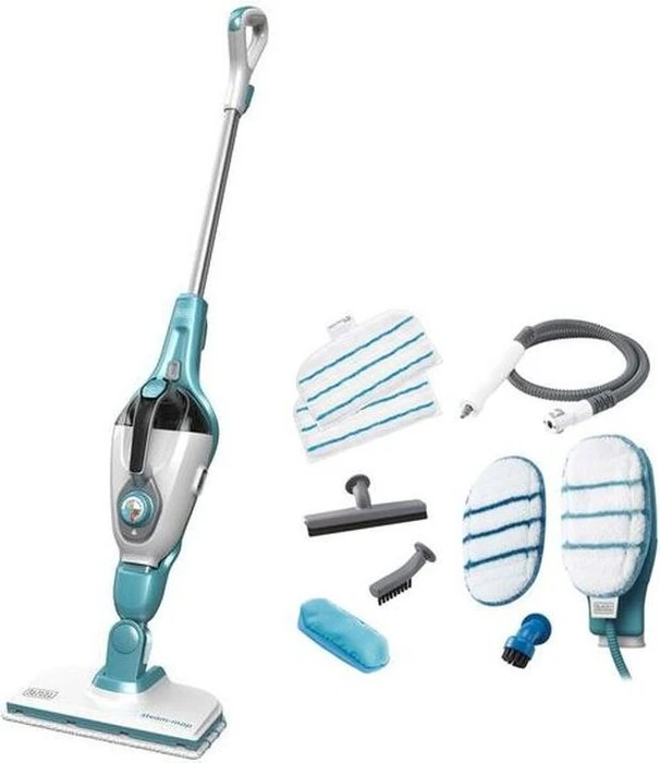 Black&Decker FSMH1351SM Dampfbesen mit Dampfhandschuh
