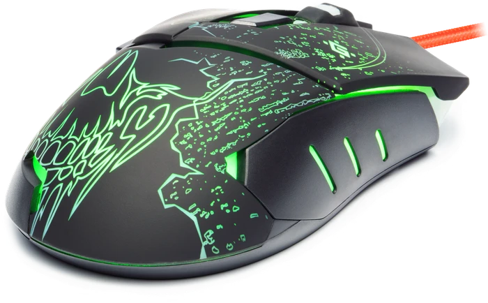 Defender Alfa GM-703L RGB Gaming Mouse schwarz, USB