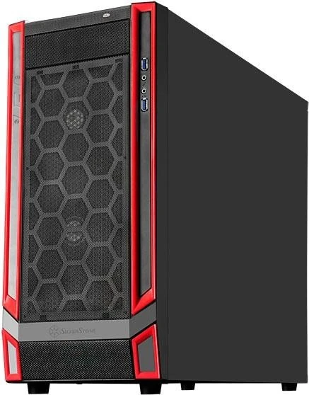 SilverStone Redline Series RL05 rot, Acrylfenster