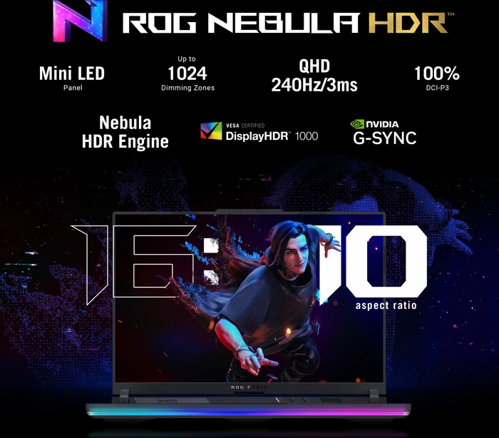 ASUS ROG Strix Scar 16 (2023) G634JZ-NM045W, Off Black, Core i9-13980HX, 64GB RAM, 4TB SSD, GeForce RTX 4080, DE