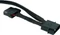 Phobya Molex auf 4-Pin/3-Pin/Molex Adapter, sleeved, 30cm, schwarz Vorschaubild