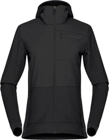 Norrøna falketind alpha90 Insulated Zip Hood Funktionsjacke caviar black (Damen)