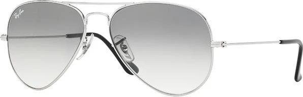 Ray-Ban RB3025 Aviator Gradient 58mm silber/light grey gradient