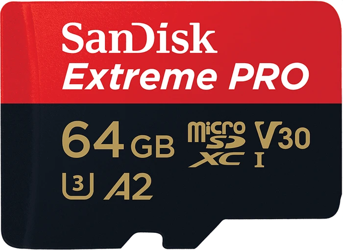 SanDisk Extreme PRO R200/W90 64GB Kit, UHS-I U3, A2, Class 10
