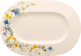 Rosenthal Brillance Bone China Fleurs des Alpes Platte 34cm