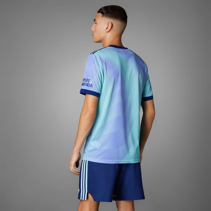 adidas FC Arsenal Authentic 2024/2025 Ausweichtrikot clear aqua/light flash purple (Herren)