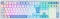 Epomaker TH108 Wireless, Blue White, LEDs RGB, hot-swap, Epomaker Creamy Jade, USB/Bluetooth, DE Vorschaubild