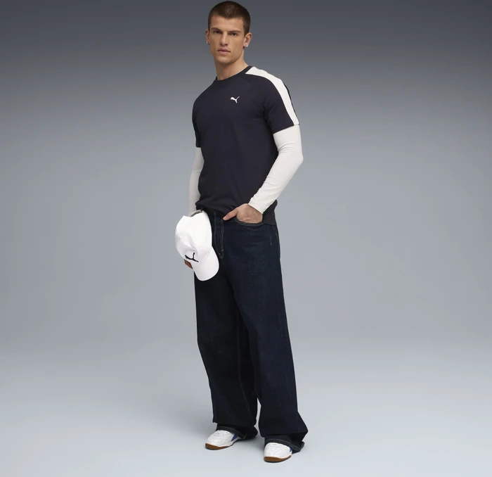 Puma T7 T-Shirt kurzarm new navy (Herren)