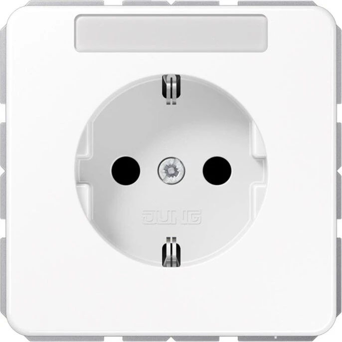 Jung Serie CD SCHUKO Steckdose Thermoplast 16A 250V, alpinweiß