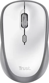 Trust Yvi+ Silent Wireless Compact Mouse weiß, Clevergreen, USB (25513)