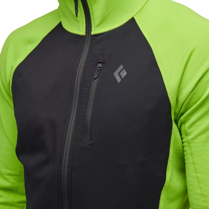 Black Diamond CoEfficient LT Hybrid Hoody Funktionsjacke lime green/black (Herren)