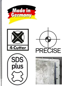 Bosch Professional SDS-plus-7X Hammerbohrer, 22x950x1000mm, 1 Stück