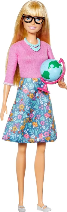 Mattel Barbie - Ich wäre gern... Lehrerin mit zehn Zubehörteilen für den Unterricht