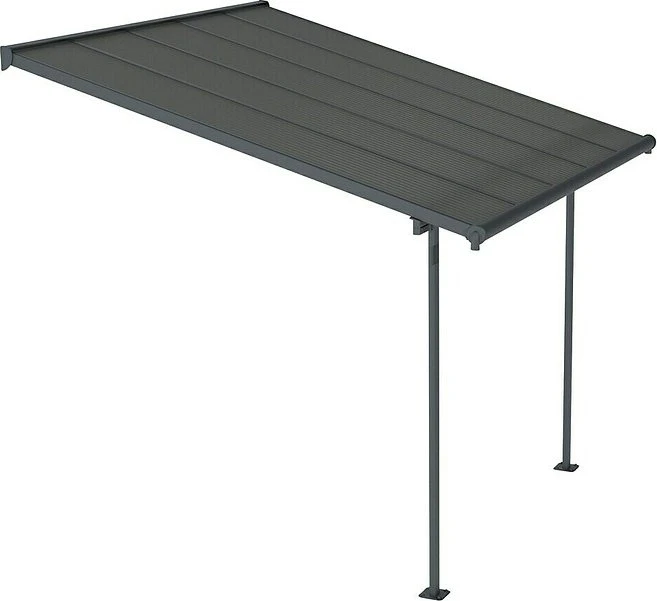 Palram Canopia Capri Terrassenüberdachung 314x299cm grau
