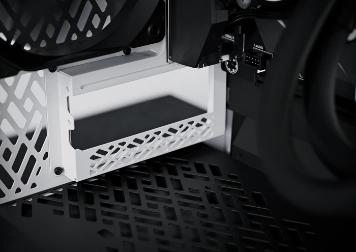 Fractal Design Meshify 2 Nano White TG Clear Tint, Glasfenster, Mini-ITX