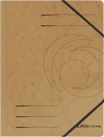 Herlitz Sammelmappe Colorspan mit Eckspanner, A4, braun