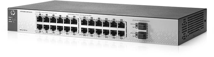 HP PS1810 24G Desktop Gigabit Smart Switch, 24x RJ-45, 2x SFP