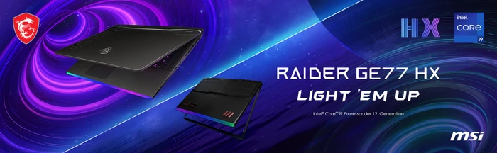 MSI GE77 HX 12UHS-012 Raider GE77 HX 12UHS-012, Core i9-12900HX, 64GB RAM, 2TB SSD, GeForce RTX 3080 Ti, DE