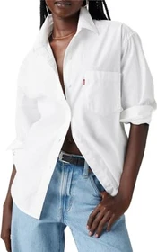 Levi's Harlie Boyfriend Hemd langarm bright white (Damen)