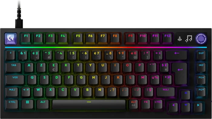 Logitech G316 X 75, schwarz, Tactile Switch, USB, FR