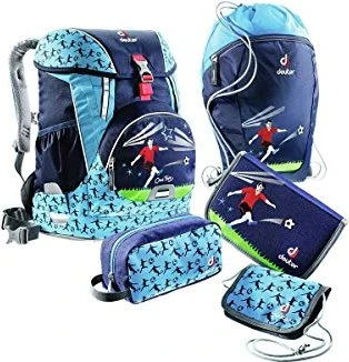 Deuter OneTwo Set Sneaker Bag Navy Soccer Schulrucksack-Set, 5-tlg.