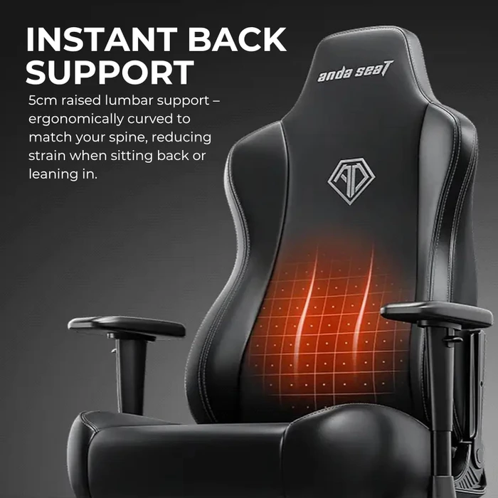 Anda Seat Novis Max Gamingstuhl, Size L, Kunstleder schwarz