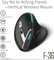 Zelotes F-36 Vertical Dual-Mode Wireless Mouse, schwarz, USB/Bluetooth Vorschaubild