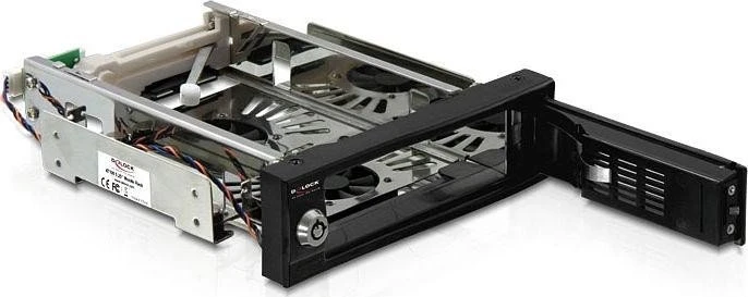 DeLOCK 5.25" Wechselrahmen auf 3.5" SATA