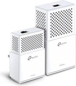 TP-Link AV1000 Gigabit-WLAN Powerline Extender Kit, Powerline/WLAN-Access Point und Powerline-Adapter Set, 2er-Bundle (TL-WPA7510 KIT)