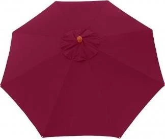 anndora Mittelmastschirm mit Knicker 300cm dunkelrot