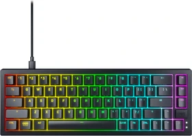 Cherry Xtrfy K5V2 Compact, Black, LEDs RGB, hot-swap, MX2A RGB RED, USB, US