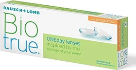 Bausch&Lomb Biotrue ONEday for Astigmatism, +1.00 Dioptrien, 30 Stück