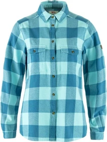 Fjällräven Övik Heavy Flannel Hemd langarm dawn blue/breeze blue (Damen)