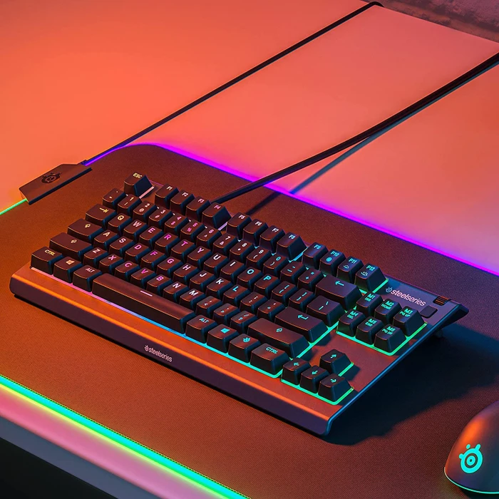 SteelSeries Apex 3 TKL, schwarz, LEDs RGB, USB, DE