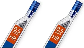 Staedtler Mars micro carbon 250 Druckbleistiftmine HB 0.5mm graphit, 2er-Pack, Blister