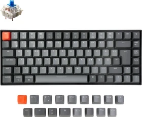 Keychron K2 V2, LEDs RGB, hot-swap, Gateron BLUE, USB/Bluetooth, DE