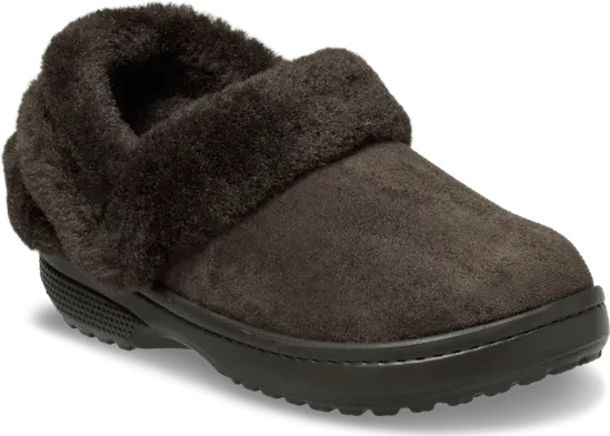 Crocs Classic Unfurgettable Vegan Suede Clog espresso