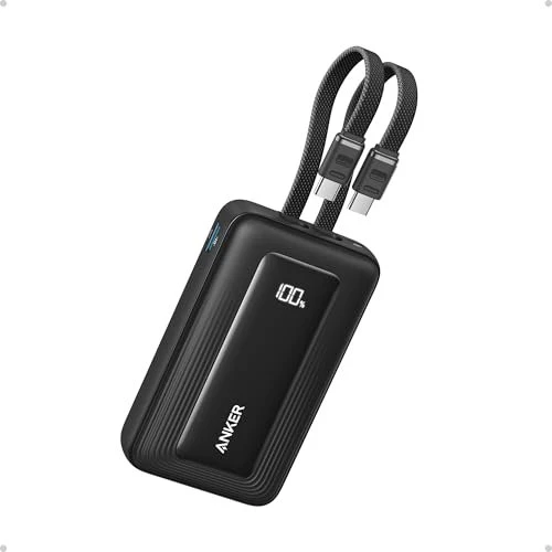 Anker Zolo Power Bank (10K, 35W, 2x Built-In USB-C) schwarz