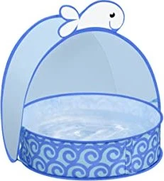 Bestway Pop-Up n' Splash Planschbecken mit Sonnenschutz rund 78x68x60cm