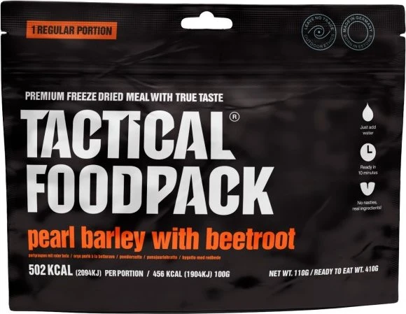 Tactical Foodpack Perlgraupen mit Roter Bete 502kcal