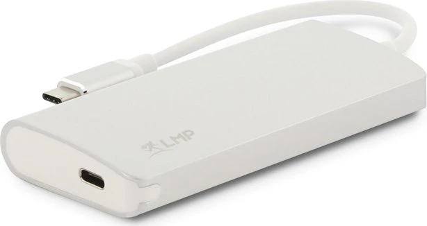 LMP USB-C Video Hub, 5-Port, USB-C 3.0 [Stecker], silber