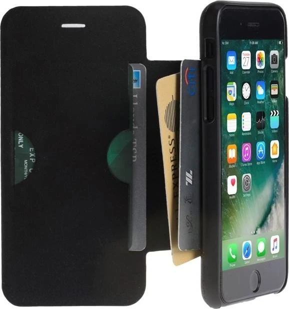Krusell Timrå 4 Card FolioCase für Apple iPhone 7 schwarz