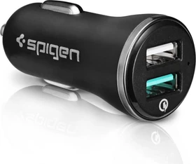 Spigen F27QC Qualcomm Quick Charge 3.0 Car Charger schwarz
